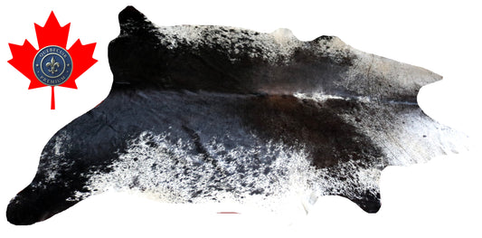 300026- Cowhide Rug Tapis Peau de Vache -BIG SIZE XL Collection Quebecuir Premium