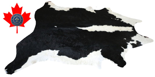 300072 - Cowhide Rug Tapis Peau de Vache -BIG SIZE XL Collection Quebecuir Premium
