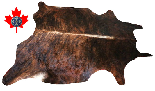 300077 - Cowhide Rug Tapis Peau de Vache -BIG SIZE XL Collection Quebecuir Premium