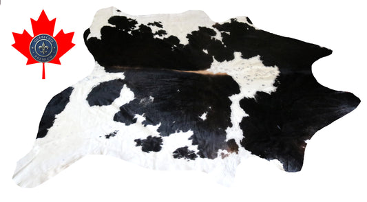 300078 - Cowhide Rug Tapis Peau de Vache -BIG SIZE XL Collection Quebecuir Premium