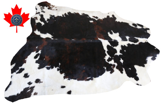 99038 - Cowhide Rug Tapis Peau de Vache  Collection Quebecuir Premium