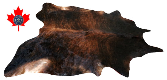 300112 - Cowhide Rug Tapis Peau de Vache -BIG SIZE XL Collection Quebecuir Premium
