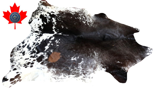 99051- Exotic Cowhide Rug Tapis Peau de Vache -BIG SIZE XL Collection Quebecuir Premium