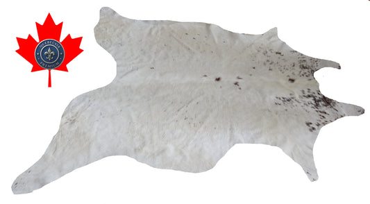 99076- Cowhide Rug Tapis Peau de Vache  Collection Quebecuir Premium