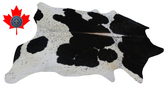 300160 - Cowhide Rug Tapis Peau de Vache -BIG SIZE XL Collection Quebecuir Premium