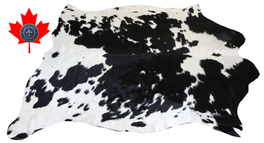 99082- Cowhide Rug Tapis Peau de Vache  Collection Quebecuir Premium
