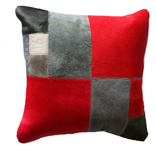 300184  Coussin  Peau de Vache Cowhide Pillow  Collection Quebecuir Premium