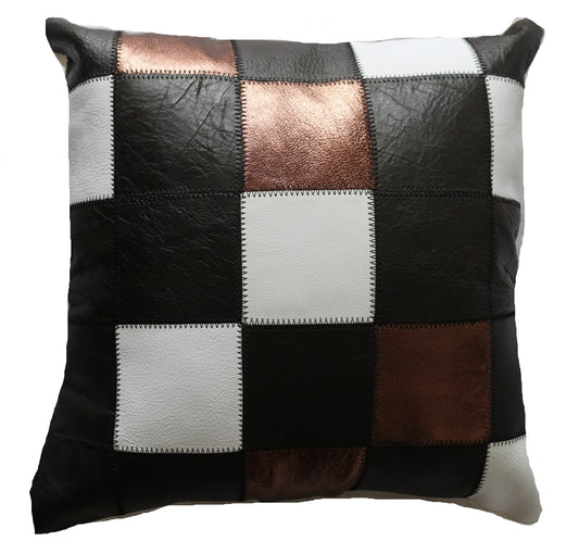 300188  Coussin  Peau de Vache Cowhide Pillow  Collection Quebecuir Premium