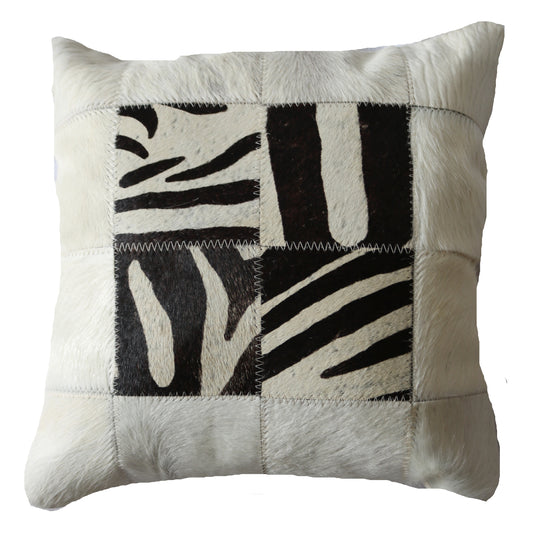300189  Coussin  Peau de Vache Cowhide Pillow  Collection Quebecuir Premium