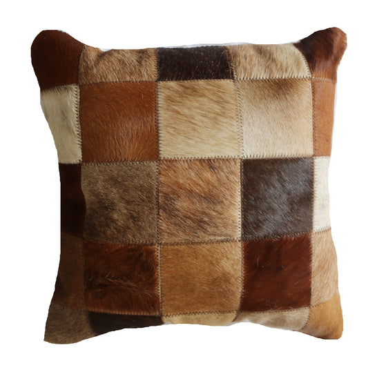 300199  Coussin  Peau de Vache Cowhide Pillow  Collection Quebecuir Premium