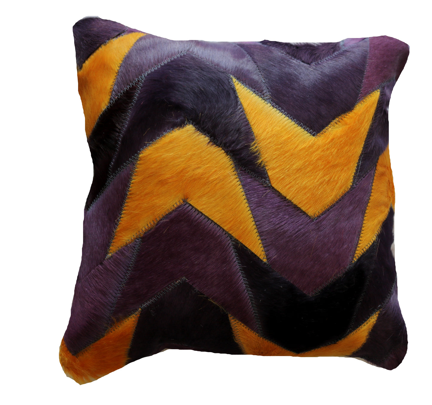 300208  Coussin  Peau de Vache Cowhide Pillow  Collection Quebecuir Premium