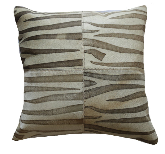 300217  Coussin  Peau de Vache Cowhide Pillow  Collection Quebecuir Premium