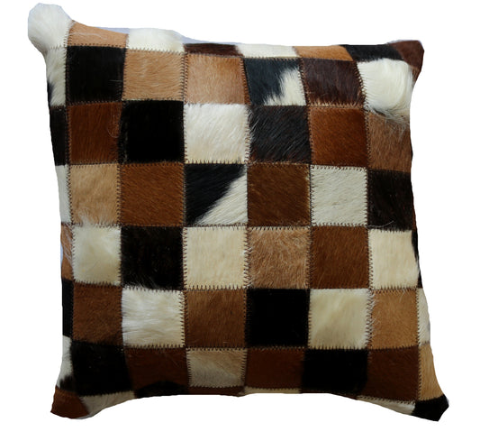 300219  Coussin  Peau de Vache Cowhide Pillow  Collection Quebecuir Premium