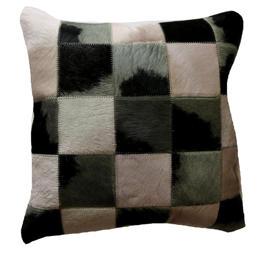 300228  Coussin  Peau de Vache Cowhide Pillow  Collection Quebecuir Premium
