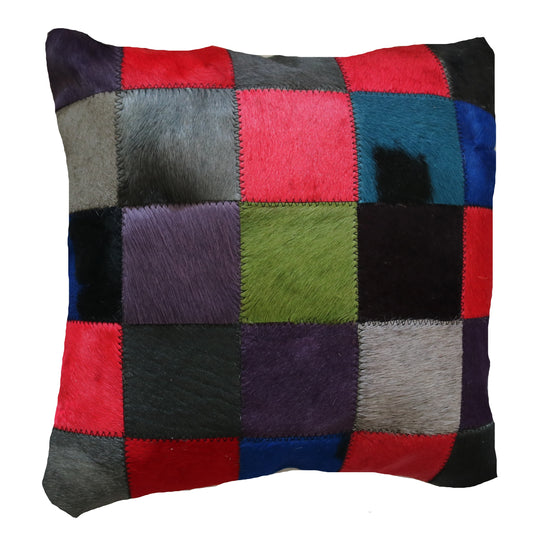 300248  Coussin  Peau de Vache Cowhide Pillow  Collection Quebecuir Premium