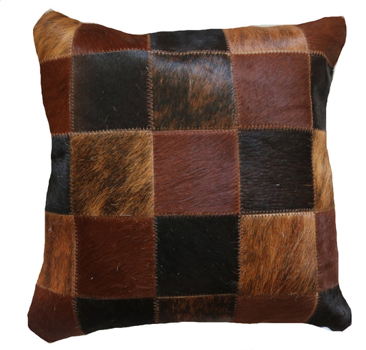 300249 Coussin  Peau de Vache Cowhide Pillow  Collection Quebecuir Premium