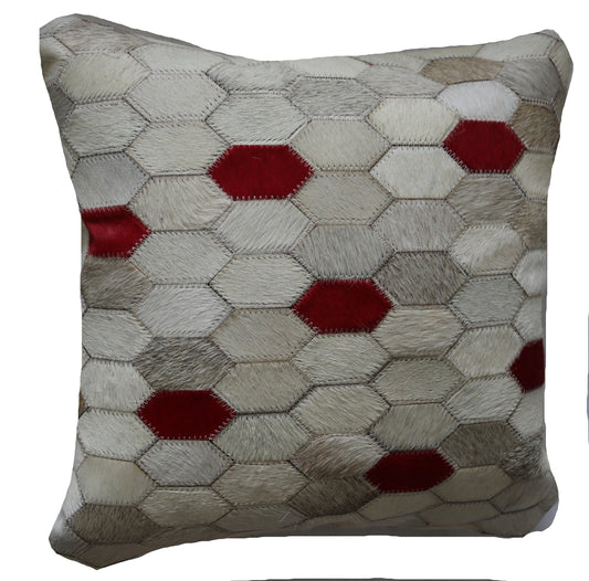 300253 Coussin  Peau de Vache Cowhide Pillow  Collection Quebecuir Premium