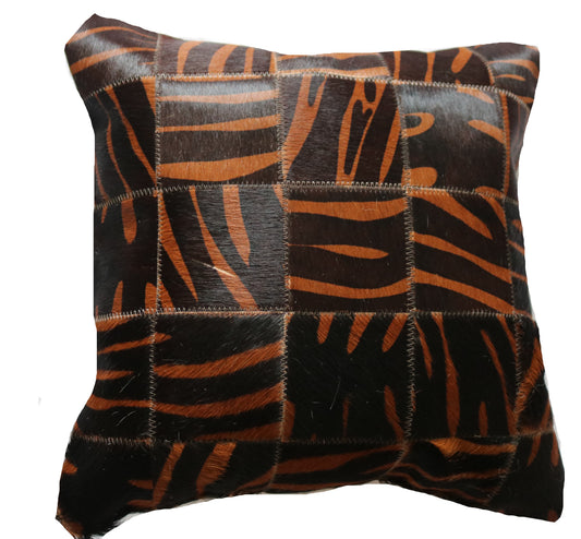 300307 Coussin  Peau de Vache Cowhide Pillow  Collection Quebecuir Premium