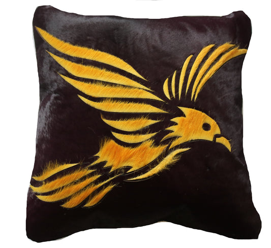 300311 Coussin  Peau de Vache Cowhide Pillow  Collection Quebecuir Premium