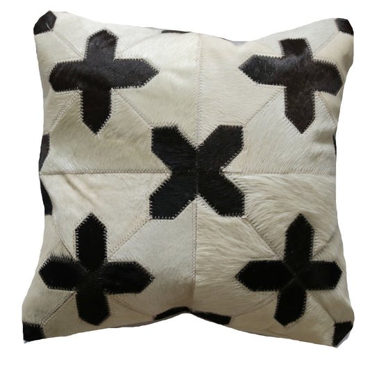 300321 Coussin  Peau de Vache Cowhide Pillow  Collection Quebecuir Premium