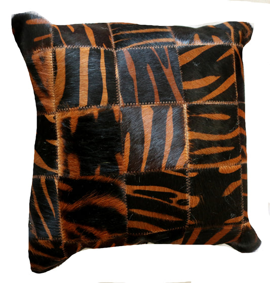 300332 Coussin  Peau de Vache Cowhide Pillow  Collection Quebecuir Premium