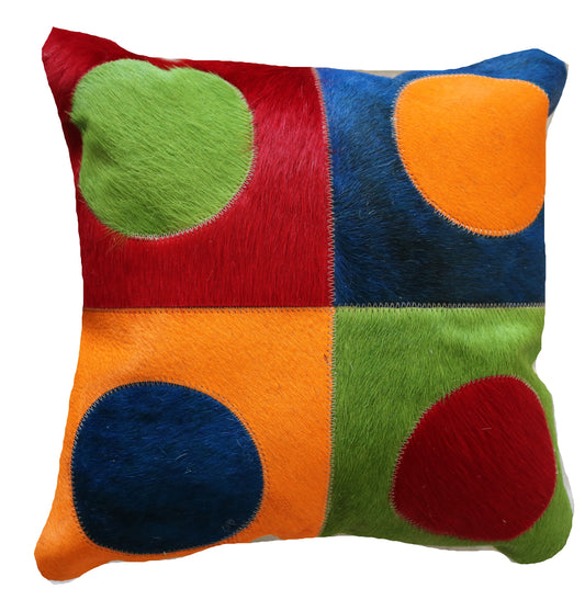 300338 Coussin  Peau de Vache Cowhide Pillow  Collection Quebecuir Premium