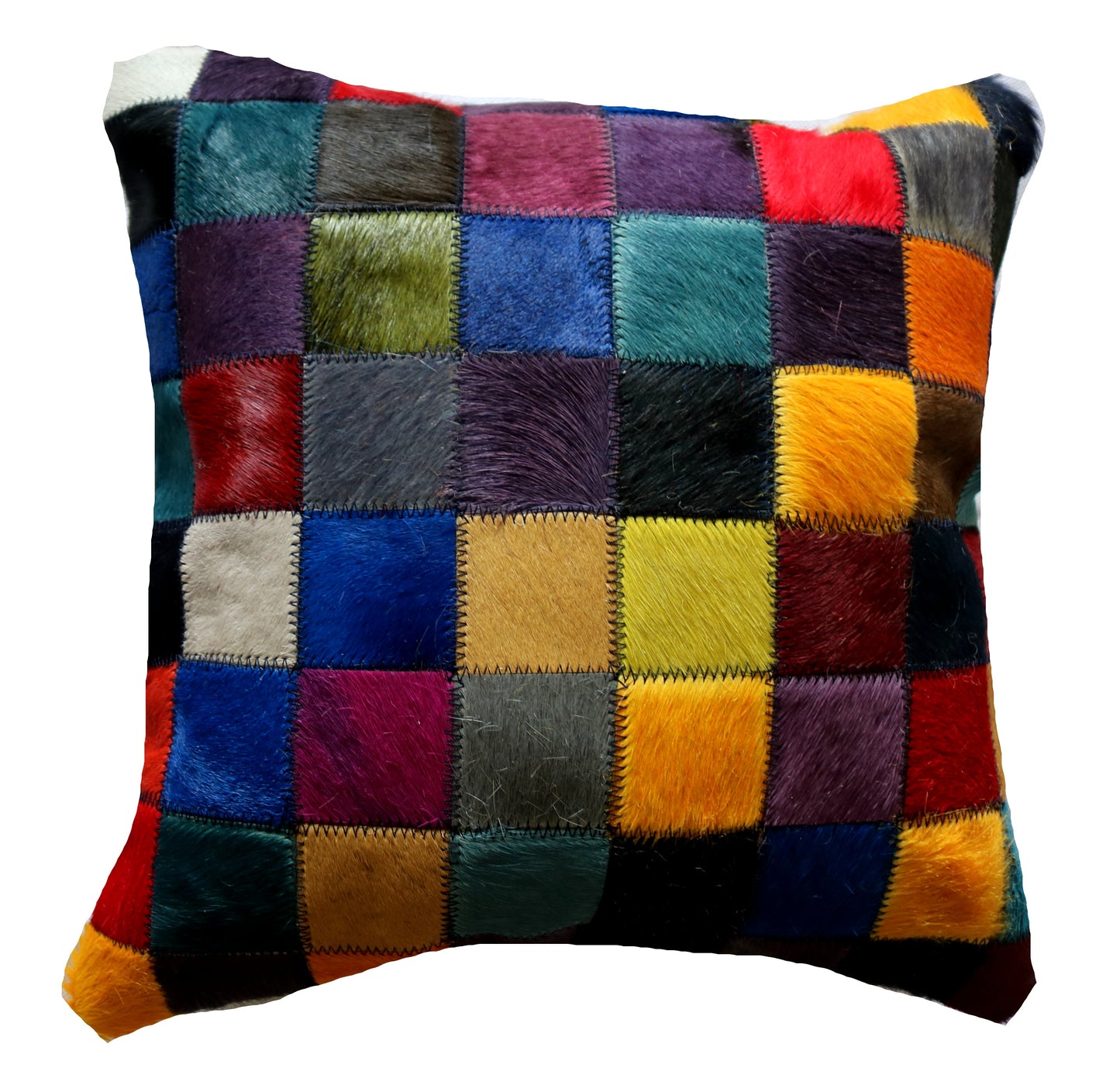 300372 Coussin  Peau de Vache Cowhide Pillow  Collection Quebecuir Premium