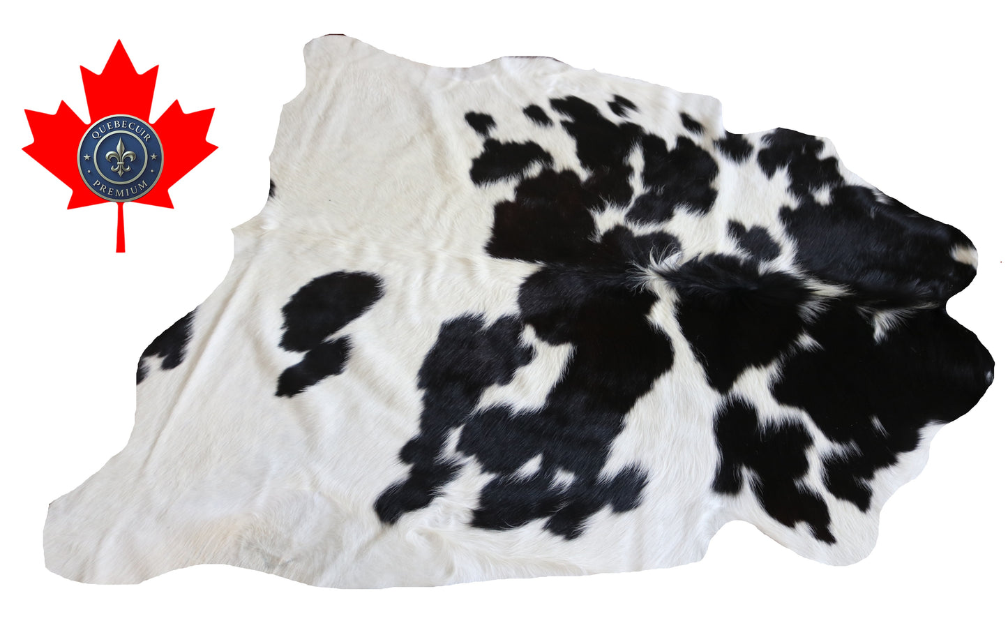 AI 99157- Cowhide Rug Tapis Peau de Vache  Collection Quebecuir Premium
