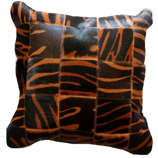 300432 Coussin  Peau de Vache Cowhide Pillow  Collection Quebecuir Premium