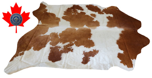 99174 - Cowhide Rug Tapis Peau de Vache  SUPER  BIG  SIZE XXXL - Collection Quebecuir Premium