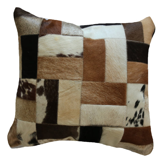 300447 Coussin  Peau de Vache Cowhide Pillow  BIG SIZE  Collection Quebecuir Premium