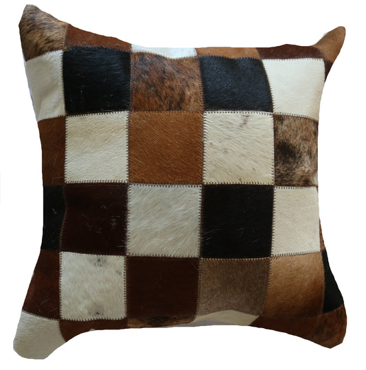 300450 Coussin  Peau de Vache Cowhide Pillow  BIG SIZE  Collection Quebecuir Premium
