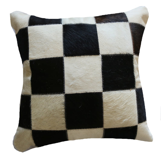 300452 Coussin  Peau de Vache Cowhide Pillow  BIG SIZE  Collection Quebecuir Premium