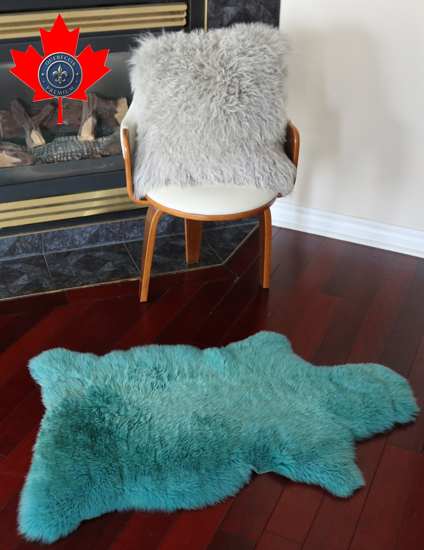 300467  peau de Mouton Sheepskin  Collection Quebecuir Rustique  X 1