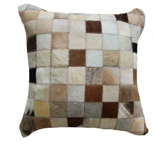 300468 Coussin  Peau de Vache Cowhide Pillow  BIG SIZE  Collection Quebecuir Premium