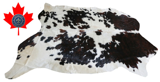 200497 - Cowhide Rug Tapis Peau de Vache  SUPER  BIG  SIZE XXXL - Collection Quebecuir Premium