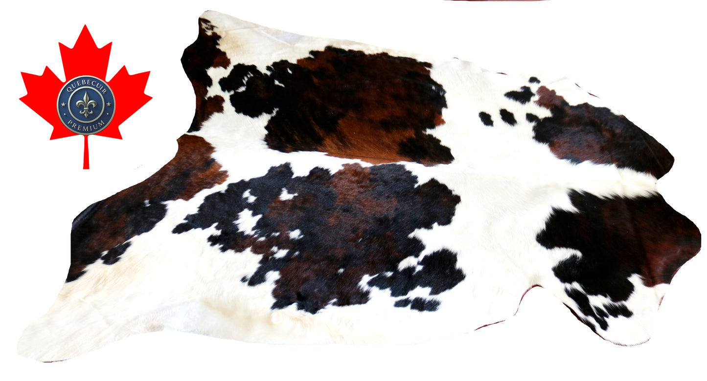 300477 - Cowhide Rug Tapis Peau de Vache -BIG SIZE XL Collection Quebecuir Premium