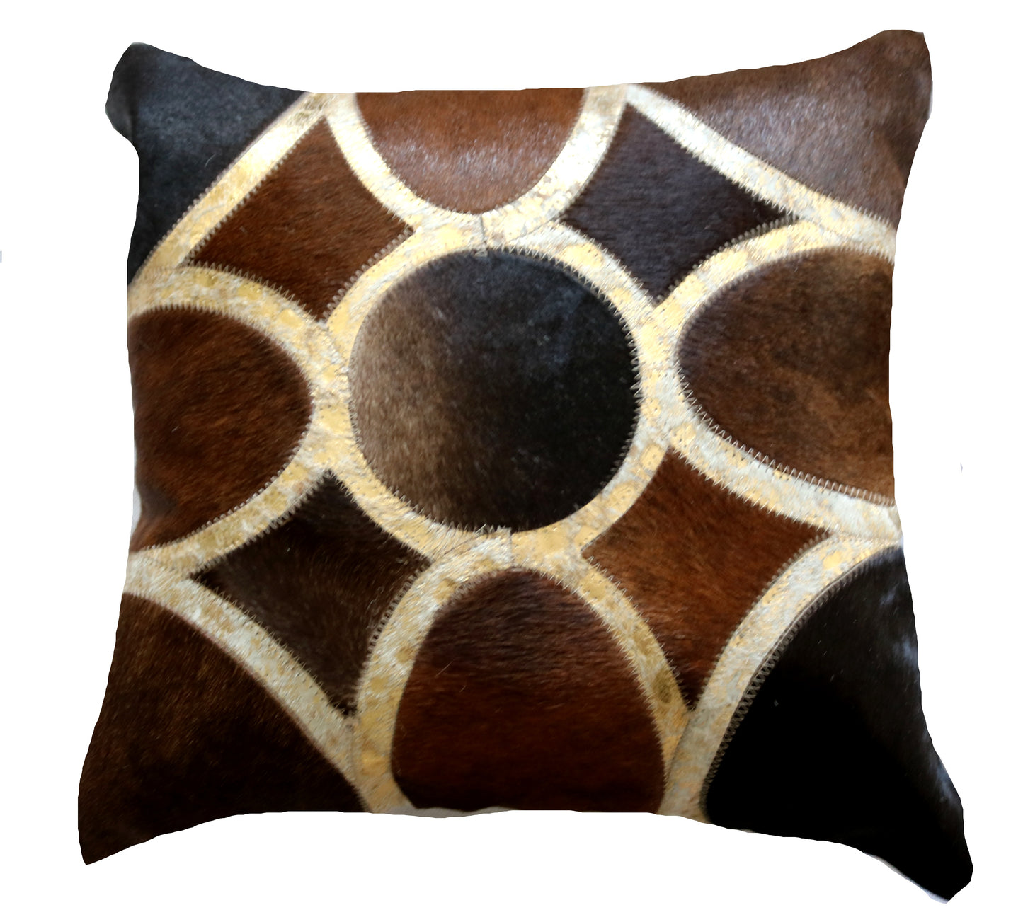 300479 Coussin  Peau de Vache Cowhide Pillow  BIG SIZE  Collection Quebecuir Premium