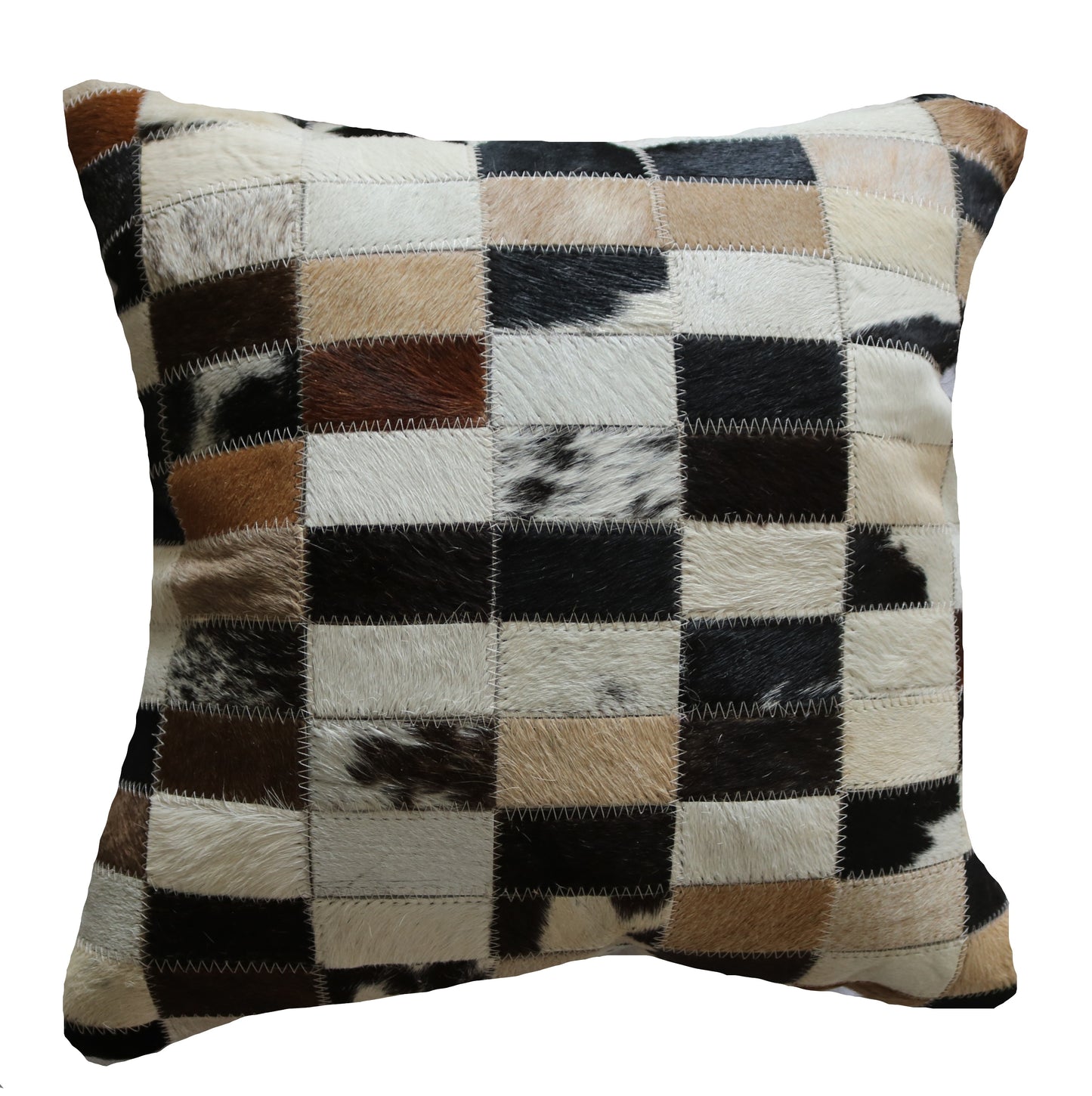 300486 Coussin  Peau de Vache Cowhide Pillow  BIG SIZE  Collection Quebecuir Premium