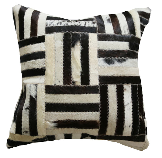 300487 Coussin  Peau de Vache Cowhide Pillow  BIG SIZE  Collection Quebecuir Premium