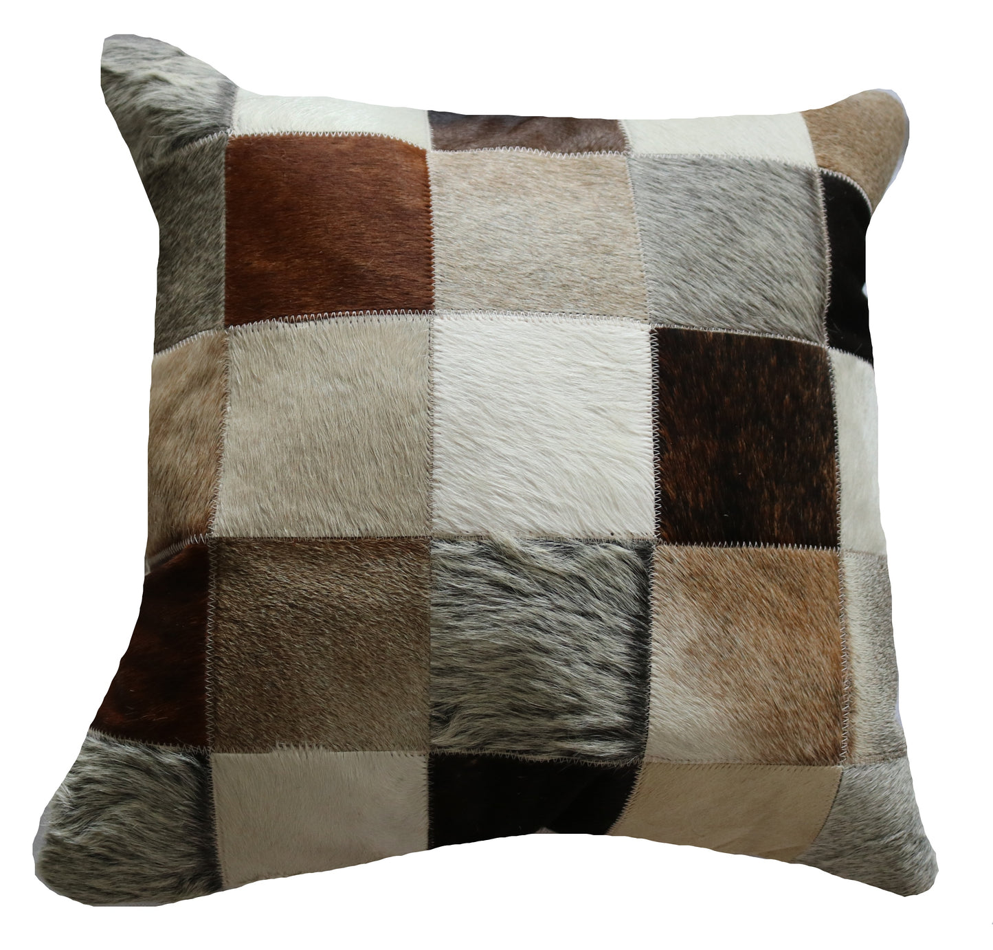 300489 Coussin  Peau de Vache Cowhide Pillow  BIG SIZE  Collection Quebecuir Premium