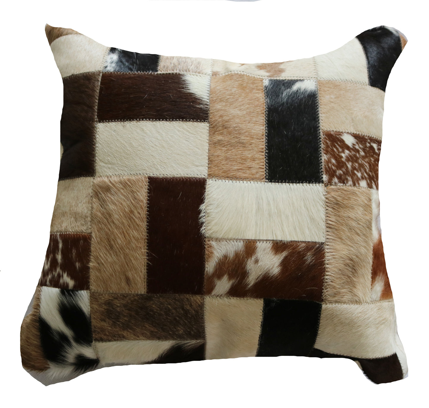 300490 Coussin  Peau de Vache Cowhide Pillow  BIG SIZE  Collection Quebecuir Premium