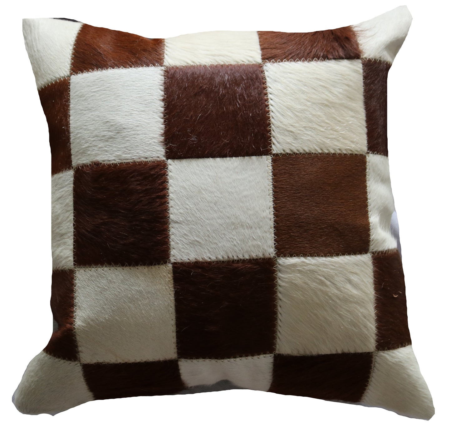 300501 Coussin Peau de Vache Cowhide Pillow BIG SIZE Collection Quebecuir Premium