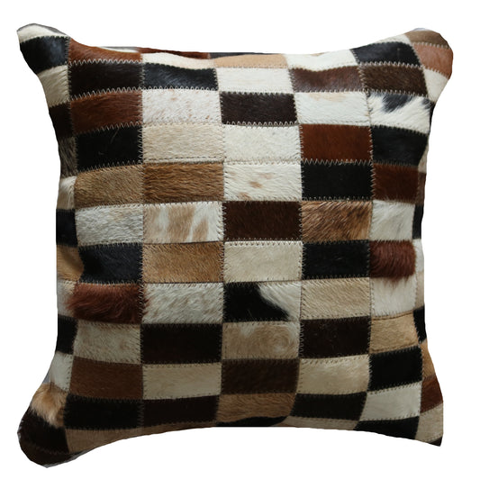 300502 Coussin Peau de Vache Cowhide Pillow BIG SIZE Collection Quebecuir Premium