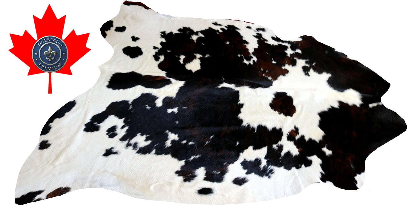 99180 - Cowhide Rug Tapis Peau de Vache  SUPER  BIG  SIZE XXXL - Collection Quebecuir Premium