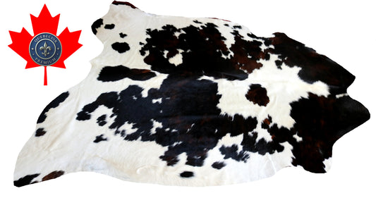 99180 - Cowhide Rug Tapis Peau de Vache  SUPER  BIG  SIZE XXXL - Collection Quebecuir Premium