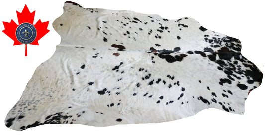 200505 - Cowhide Rug Tapis Peau de Vache  SUPER  BIG  SIZE XXXL - Collection Quebecuir Premium