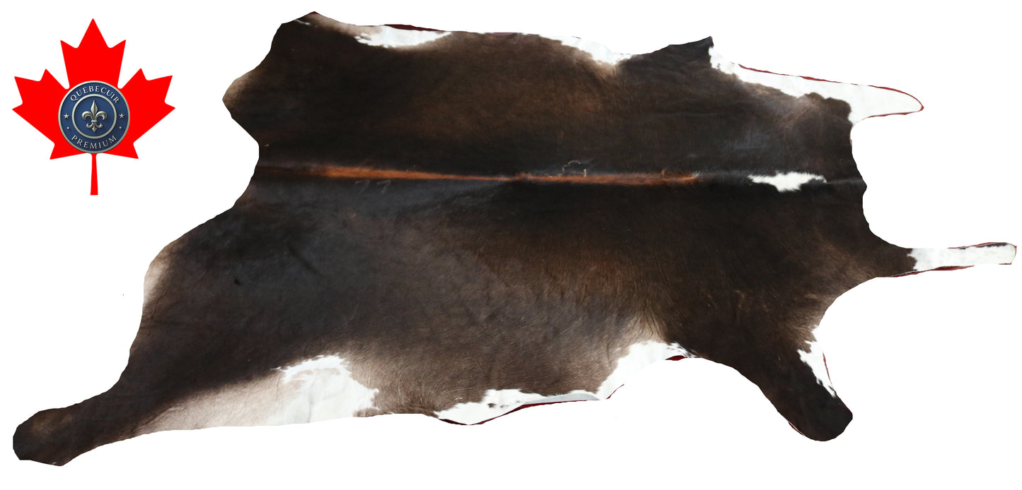 99190 - Cowhide Rug Tapis Peau de Vache -BIG SIZE XL Collection Quebecuir Premium