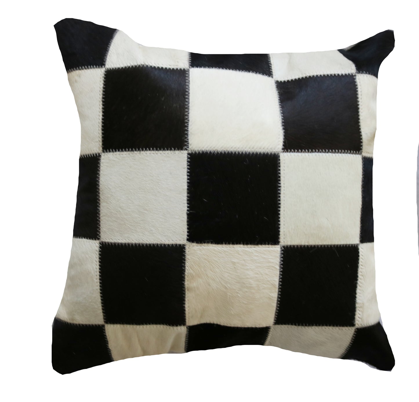 300527 Coussin Peau de Vache Cowhide Pillow BIG SIZE Collection Quebecuir Premium