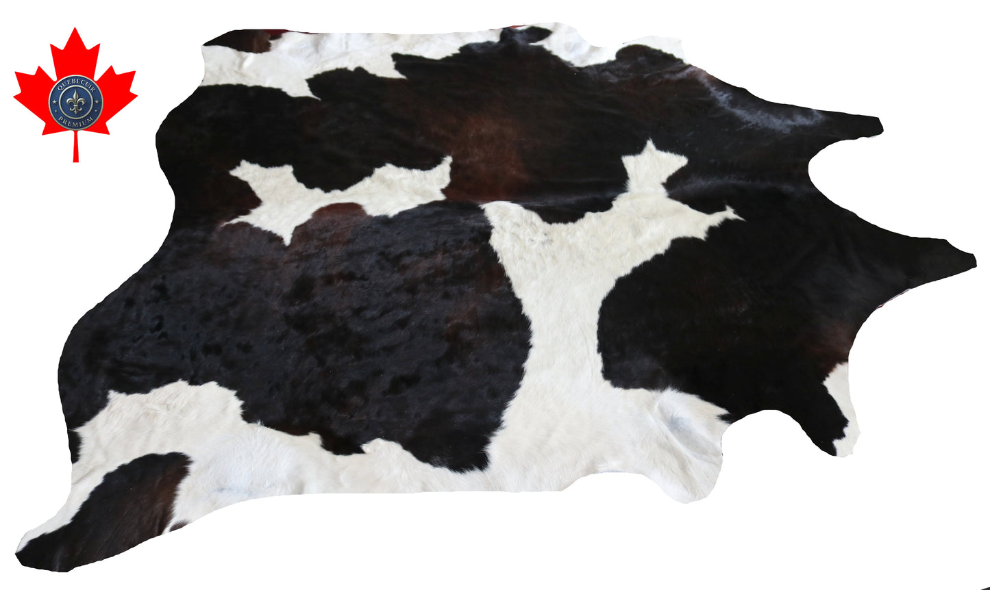 300596- Cowhide Rug Tapis Peau de Vache -BIG SIZE XL Collection Quebecuir Premium